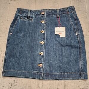 Uniqlo Blue Denim Mini Skirt